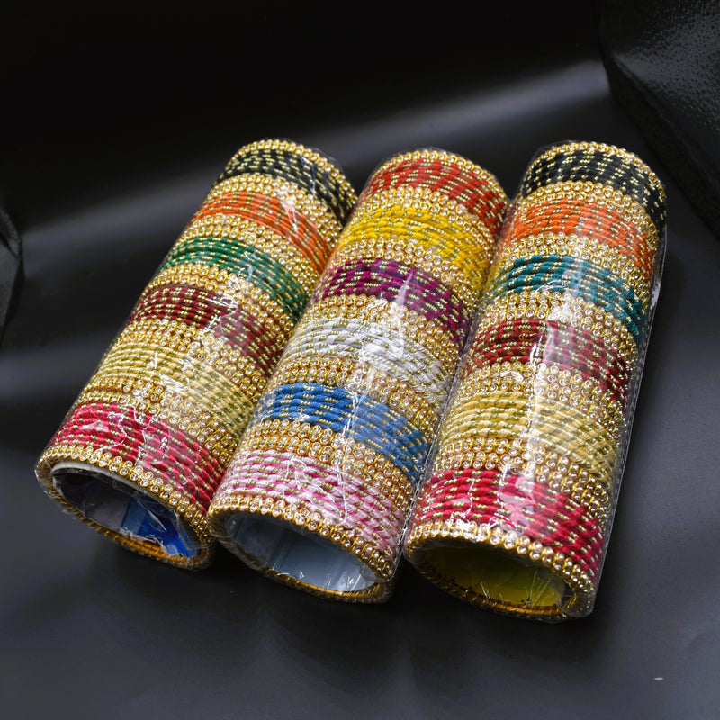 Silk Thread Bangles Size2.2,  2.4 and 2.8