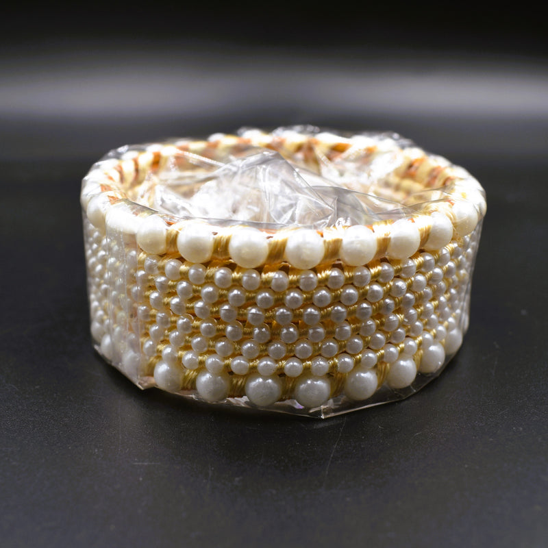 Elegant Look White Pearl Stone Bangles For Girls & Woman   Size 2.6,2.8 ; GTA Desi Store