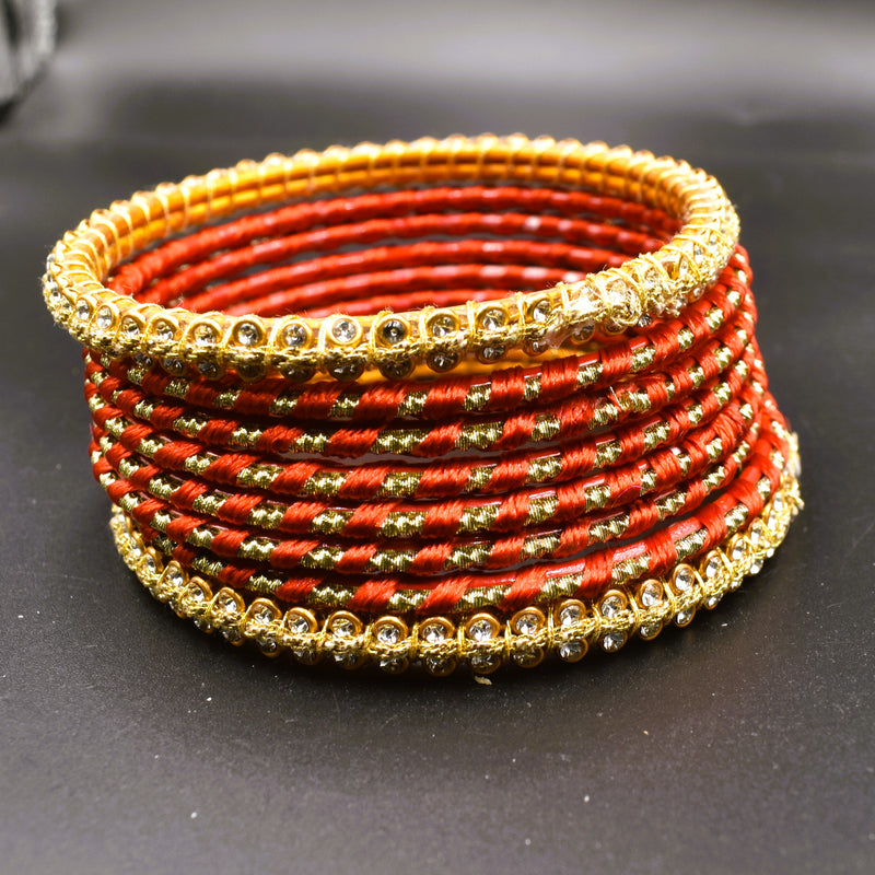 Silk Thread Bangles Size2.2,  2.4 and 2.8