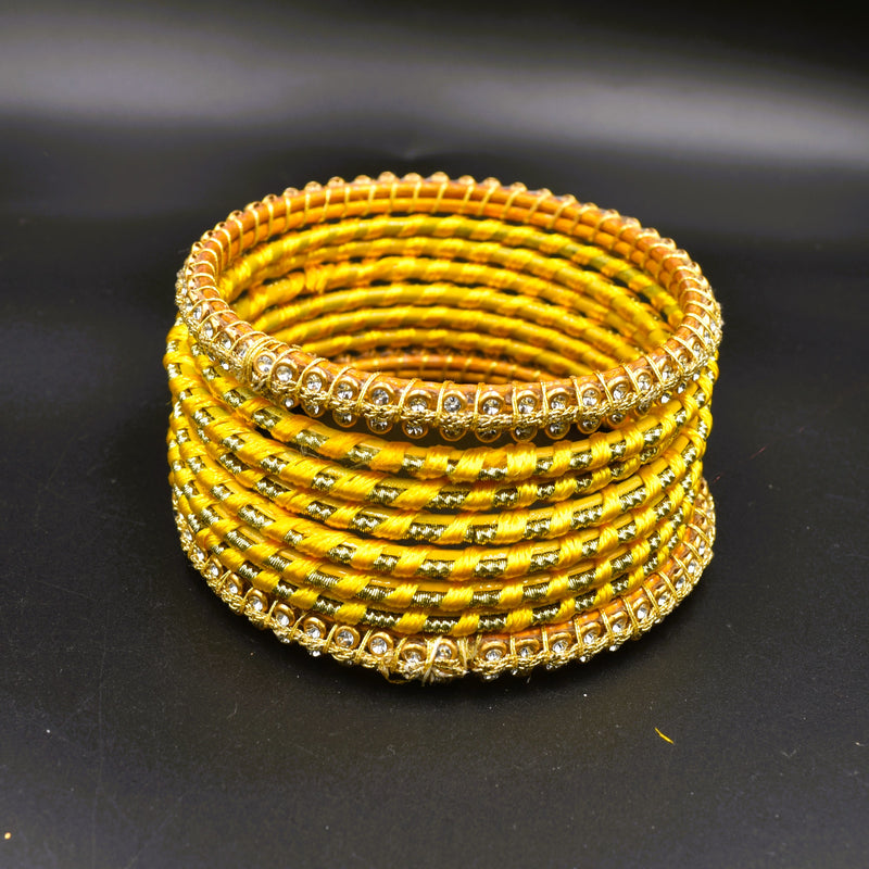 Silk Thread Bangles Size2.2,  2.4 and 2.8