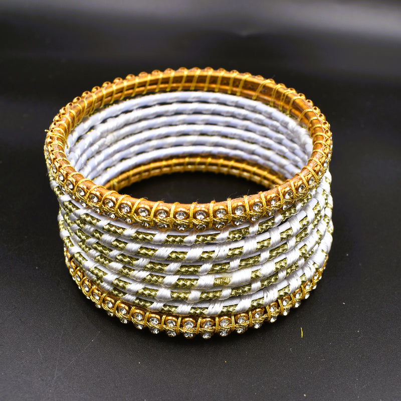 Silk Thread Bangles Size2.2,  2.4 and 2.8