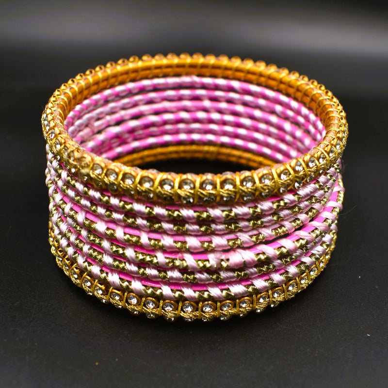 Silk Thread Bangles Size2.2,  2.4 and 2.8