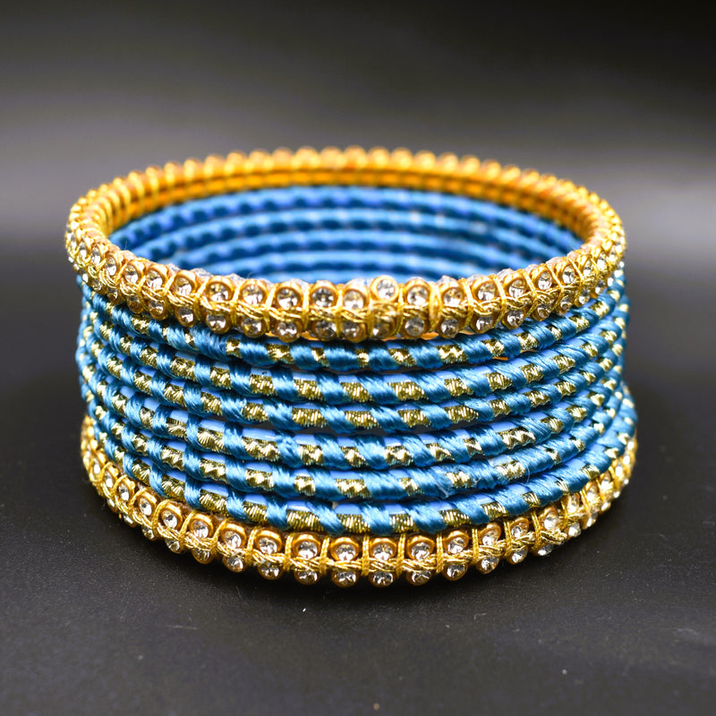 Silk Thread Bangles Size2.2,  2.4 and 2.8