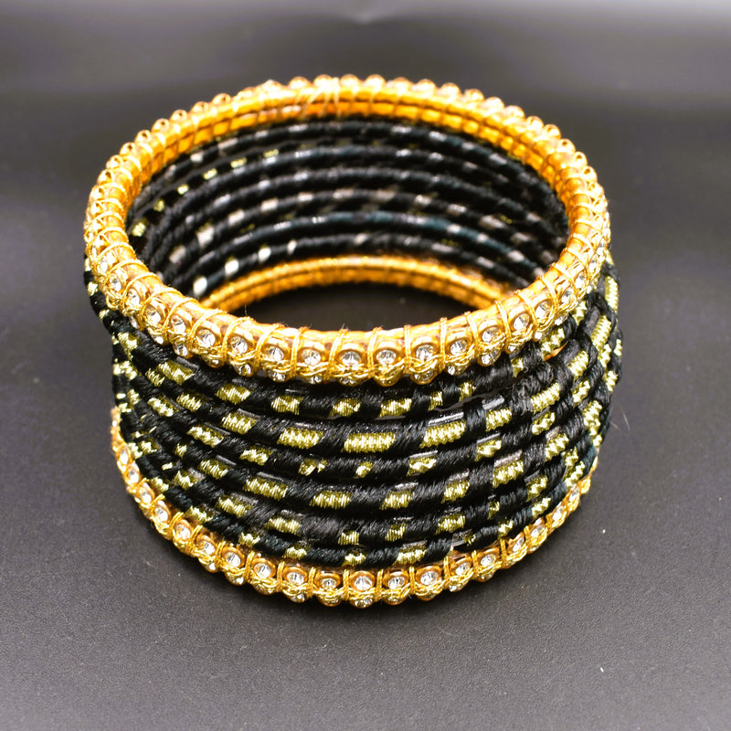 Silk Thread Bangles Size2.2,  2.4 and 2.8