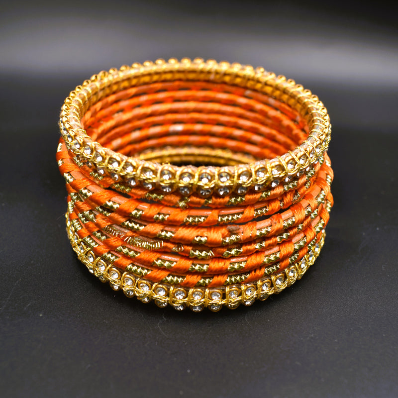 Silk Thread Bangles Size2.2,  2.4 and 2.8