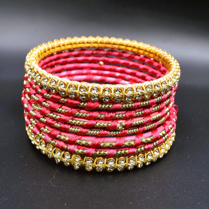 Silk Thread Bangles Size2.2,  2.4 and 2.8