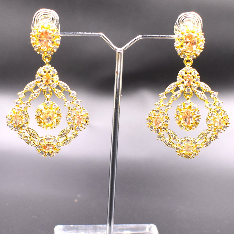 American Diamond  Fashion Jewellery Traditional Earrings