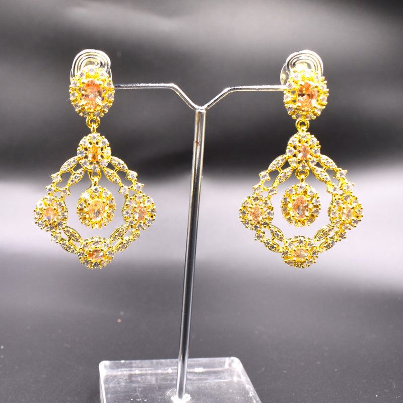 American Diamond  Fashion Jewellery Traditional Earrings