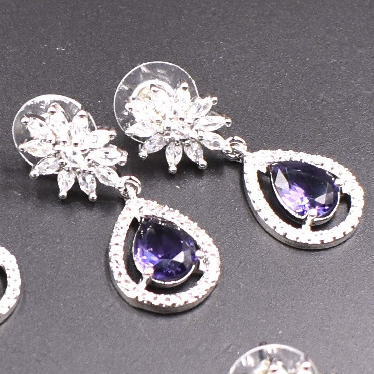 American Diamond  Fashion Jewellery Traditional Earrings