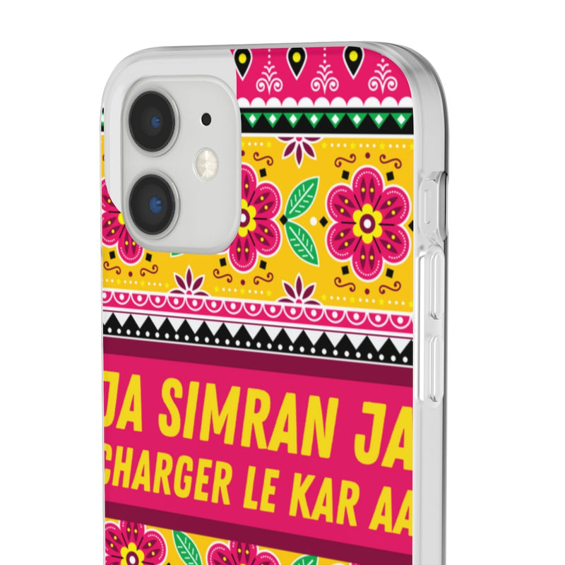 Ja Simran Ja Charger Le Kar Aa Flexi Cases - Phone Case by GTA Desi Store