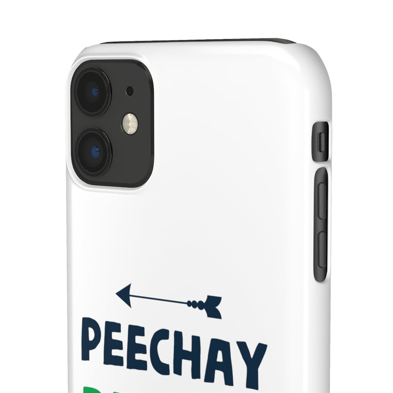 Peechay Dekho Peechay Snap Cases iPhone or Samsung - iPhone 11 / Glossy - Phone Case by GTA Desi Store