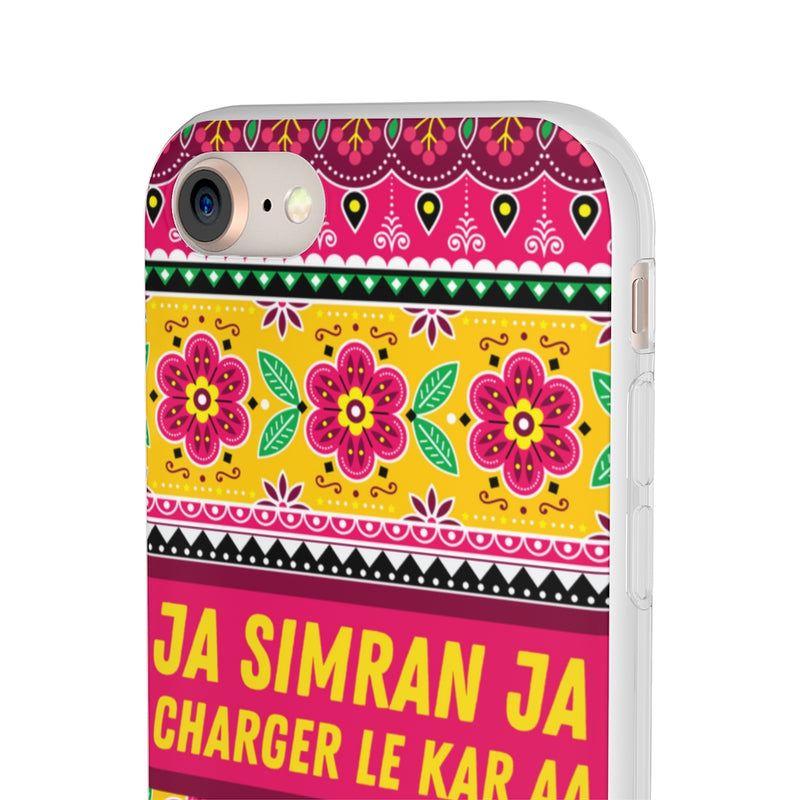 Ja Simran Ja Charger Le Kar Aa Flexi Cases - Phone Case by GTA Desi Store