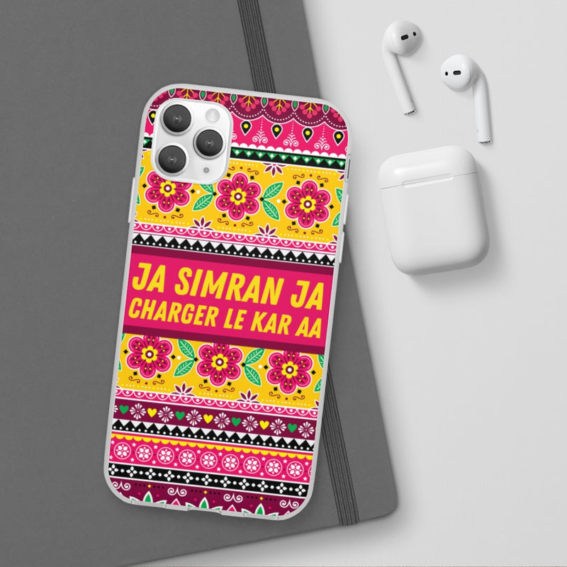 Ja Simran Ja Charger Le Kar Aa Flexi Cases - Phone Case by GTA Desi Store