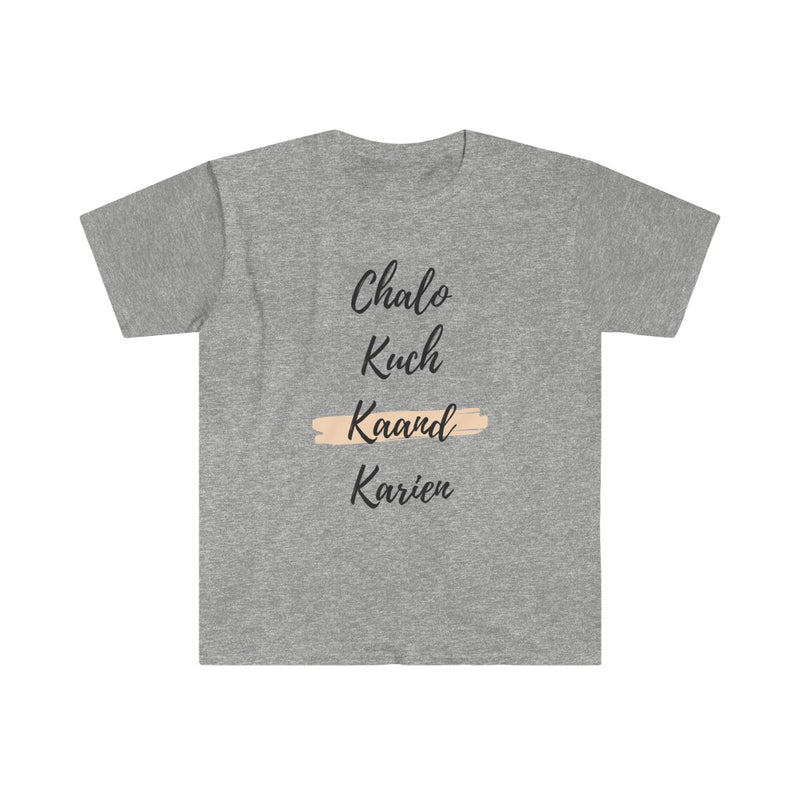 Kuch Kaand Karien Unisex Softstyle T-Shirt - Sport Grey / S - T-Shirt by GTA Desi Store