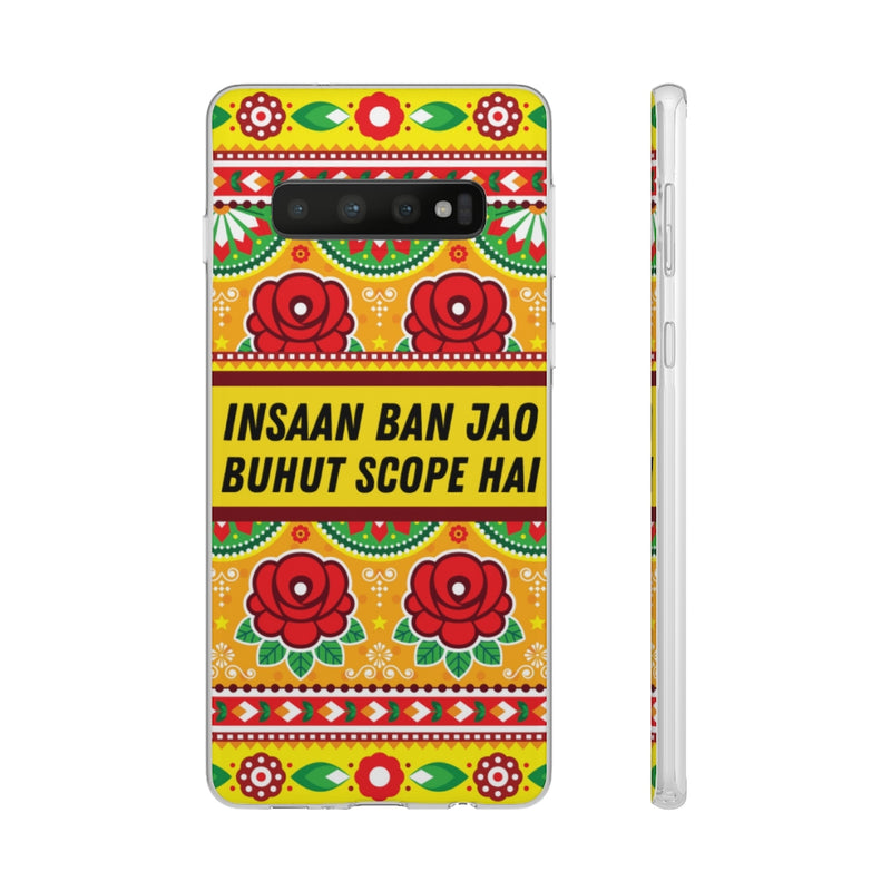 Insaan ban Jao Buhut Scope hai Flexi Cases - Samsung Galaxy S10 - Phone Case by GTA Desi Store