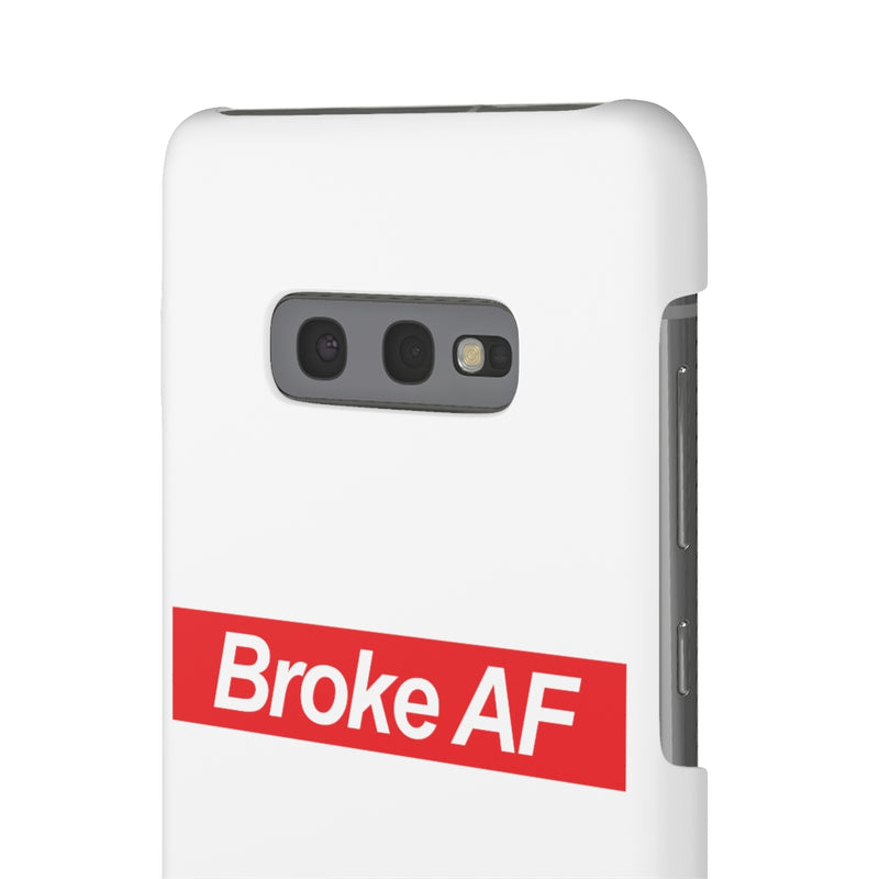 Broke AF Snap Cases iPhone or Samsung - Samsung Galaxy S10E / Matte - Phone Case by GTA Desi Store