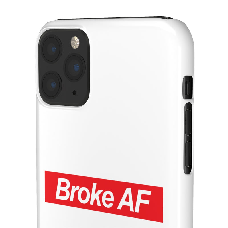 Broke AF Snap Cases iPhone or Samsung - iPhone 11 Pro Max / Glossy - Phone Case by GTA Desi Store