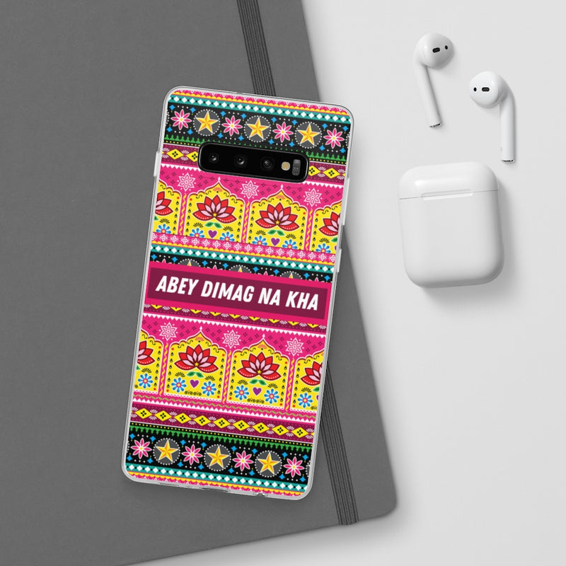 Abey Dimag Na Kha Flexi Cases - Phone Case by GTA Desi Store