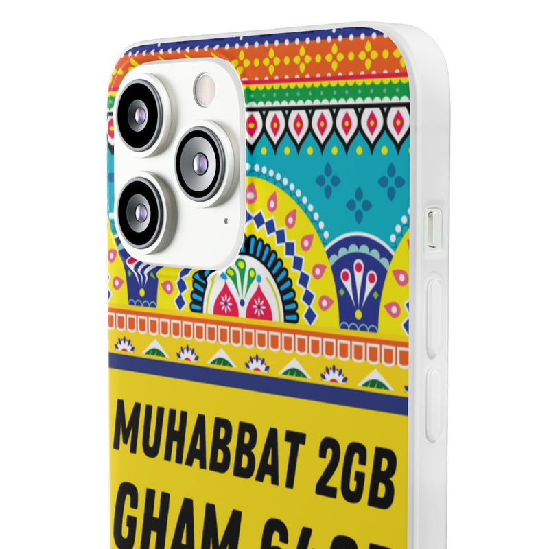 Muhabbat 2GB Gham 64GB Flexi Cases - Phone Case by GTA Desi Store
