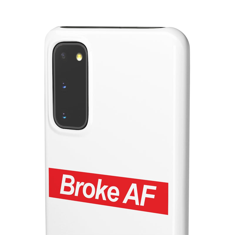 Broke AF Snap Cases iPhone or Samsung - Samsung Galaxy S20 / Glossy - Phone Case by GTA Desi Store