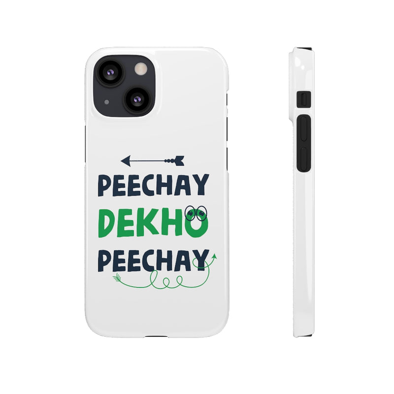 Peechay Dekho Peechay Snap Cases iPhone or Samsung - Phone Case by GTA Desi Store