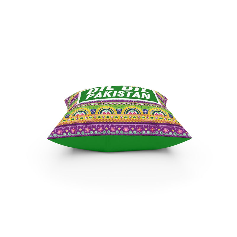 Dil Dil Pakistan Broadcloth Pillow - Home Decor by GTA Desi Store