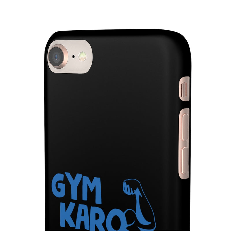 Gym Karo Pyar Nahin Snap Cases iPhone or Samsung - iPhone 8 / Matte - Phone Case by GTA Desi Store