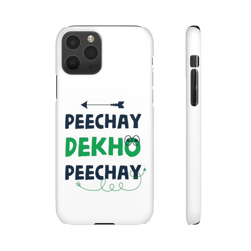 Peechay Dekho Peechay Snap Cases iPhone or Samsung - Phone Case by GTA Desi Store
