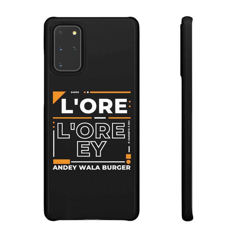 L'ore L'ore Ey Andey Wala Burger Jammeya E Nai Snap Cases iPhone or Samsung - Phone Case by GTA Desi Store