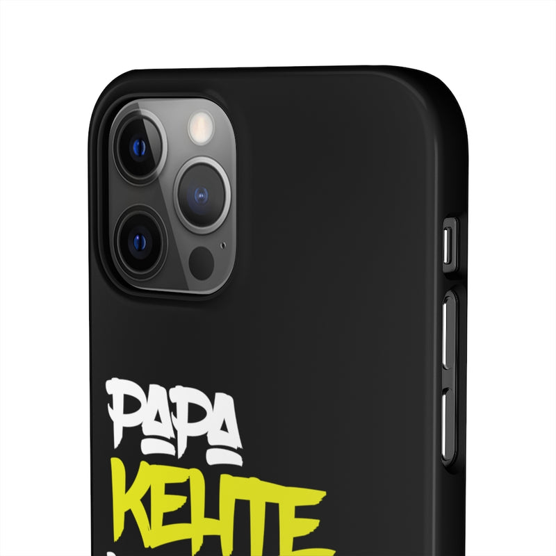 Papa Kehte Hain Bara Naam Karega Snap Cases iPhone or Samsung - iPhone 12 Pro / Glossy - Phone Case by GTA Desi Store