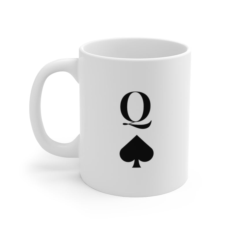 Queen of Spades Ceramic Mugs (11oz\15oz\20oz) - Mug by GTA Desi Store