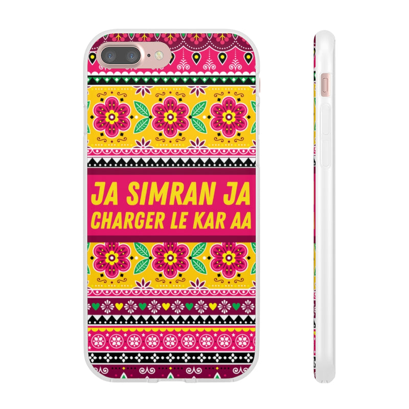 Ja Simran Ja Charger Le Kar Aa Flexi Cases - iPhone 7 Plus - Phone Case by GTA Desi Store