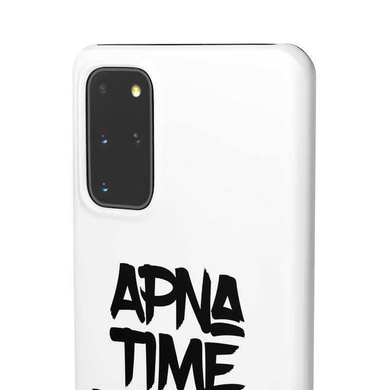 Apna Time Aayega Snap Cases iPhone or Samsung - Samsung Galaxy S20+ / Matte - Phone Case by GTA Desi Store