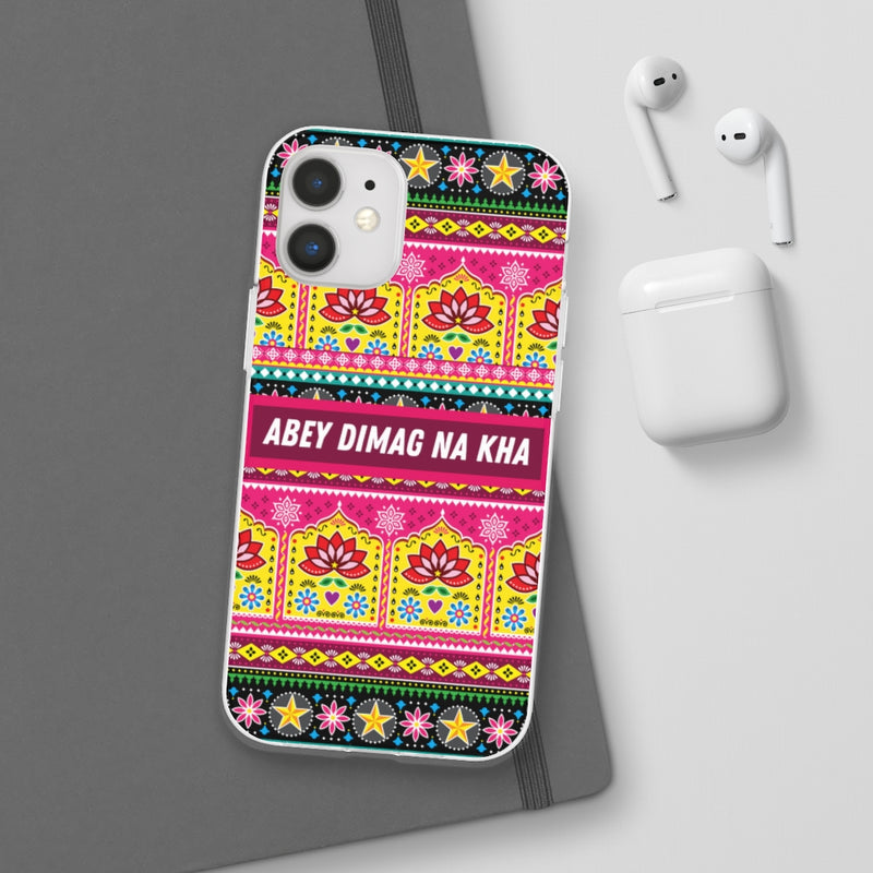 Abey Dimag Na Kha Flexi Cases - Phone Case by GTA Desi Store