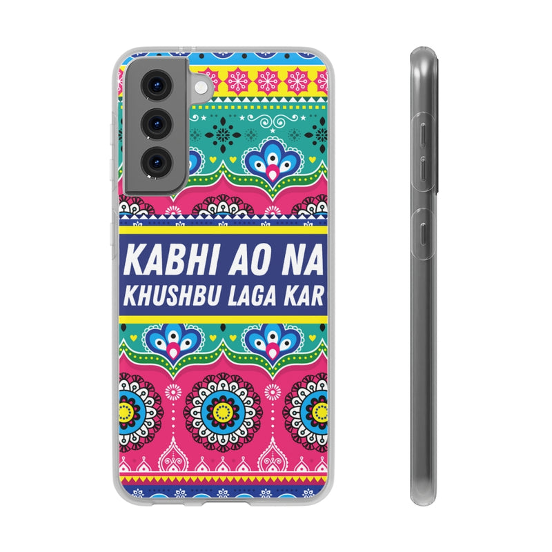 Kabhi Ao Na Khushbu Laga Kar Flexi Cases - Samsung Galaxy S21 with gift packaging - Phone Case by GTA Desi Store