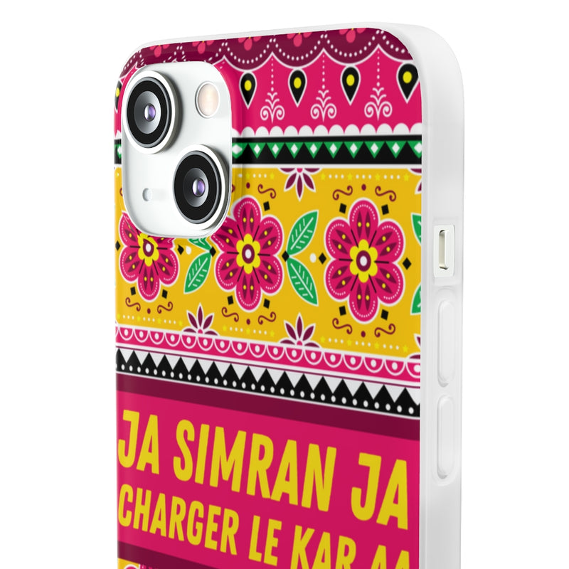 Ja Simran Ja Charger Le Kar Aa Flexi Cases - Phone Case by GTA Desi Store