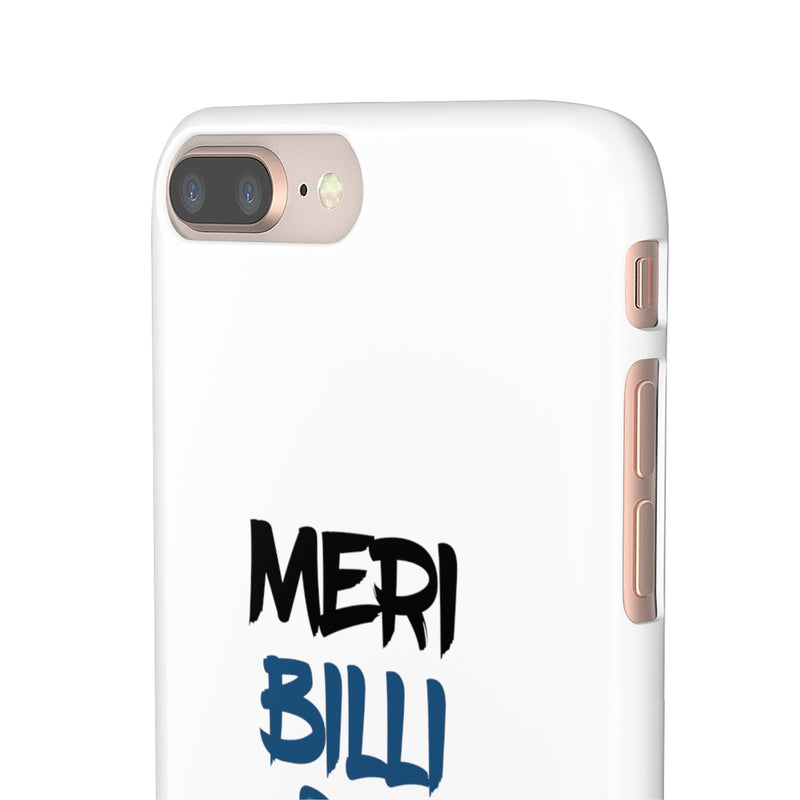 Meri Billi Menu Meow Snap Cases iPhone or Samsung - iPhone 8 Plus / Glossy - Phone Case by GTA Desi Store
