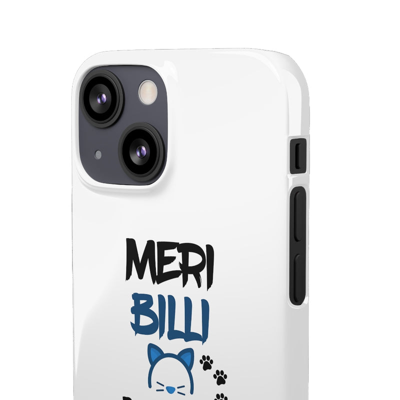Meri Billi Menu Meow Snap Cases iPhone or Samsung - iPhone 13 Mini / Glossy - Phone Case by GTA Desi Store