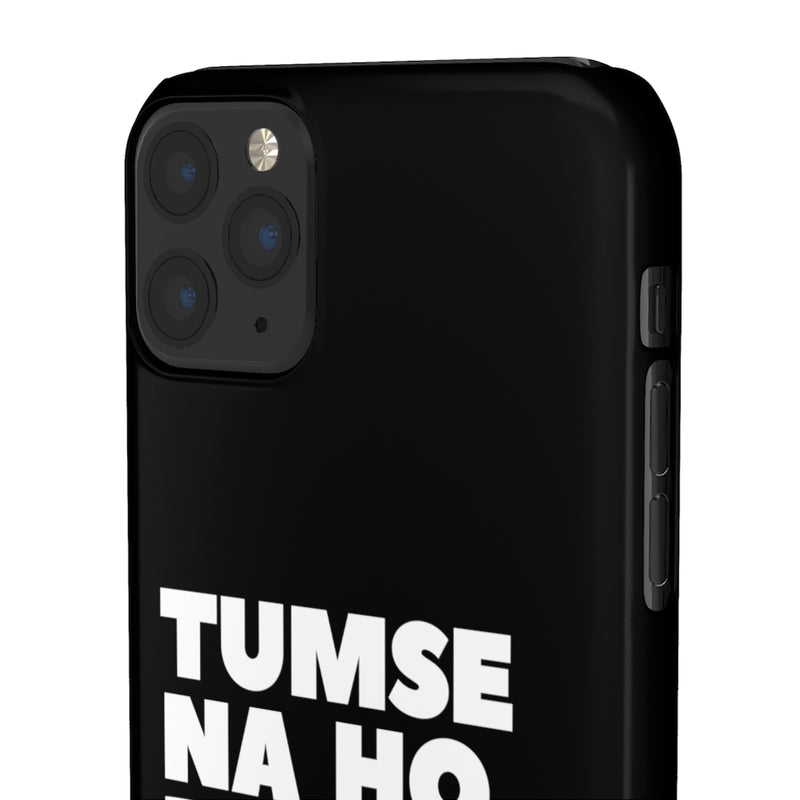 Tumse Na Ho Payega Snap Cases iPhone or Samsung - iPhone 11 Pro Max / Glossy - Phone Case by GTA Desi Store