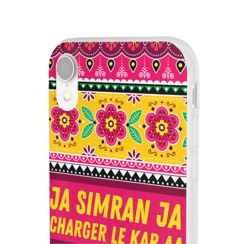 Ja Simran Ja Charger Le Kar Aa Flexi Cases - Phone Case by GTA Desi Store