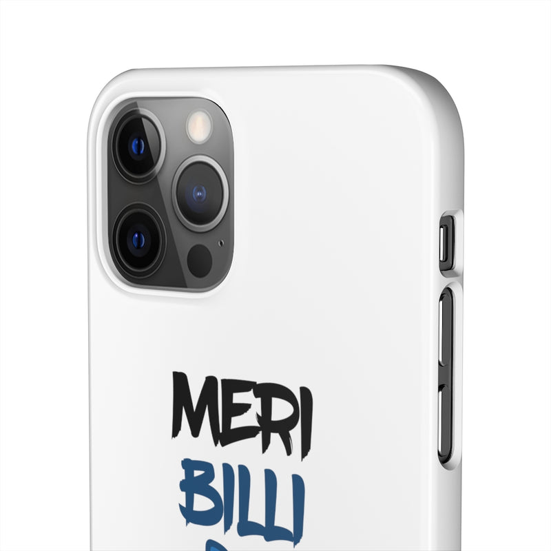 Meri Billi Menu Meow Snap Cases iPhone or Samsung - iPhone 12 Pro / Glossy - Phone Case by GTA Desi Store