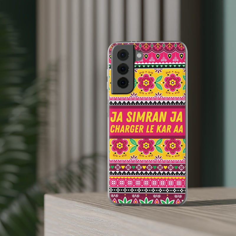 Ja Simran Ja Charger Le Kar Aa Flexi Cases - Phone Case by GTA Desi Store