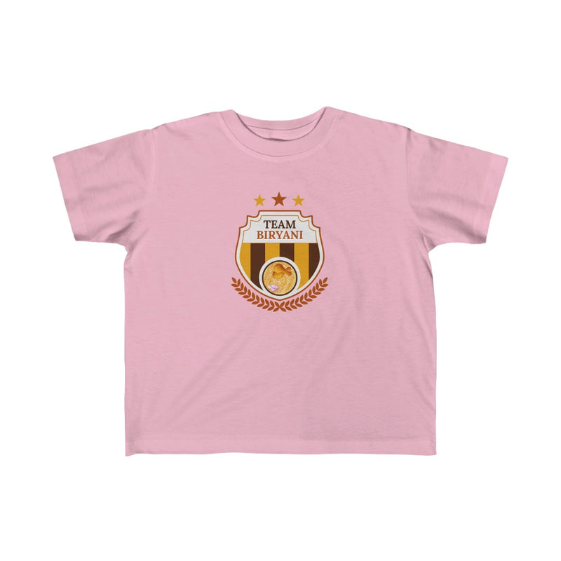 Team Biryani Kid's Fine Jersey Tee - Pink / 2T - Kids clothes by GTA Desi Store