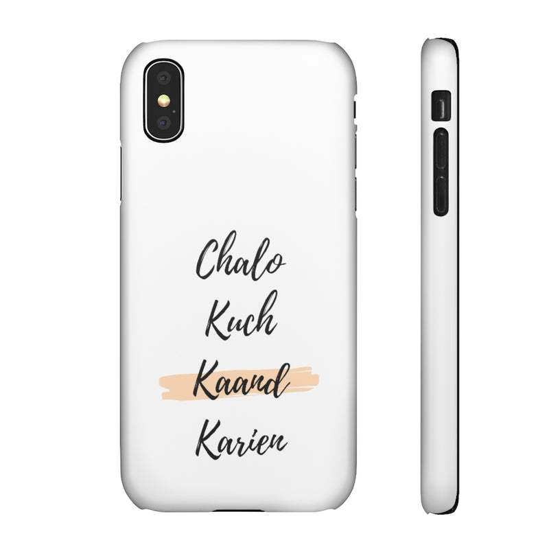 Chalo Kuch Kaand Karien Snap Cases iPhone or Samsung - Phone Case by GTA Desi Store