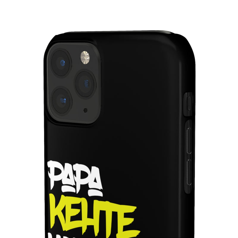 Papa Kehte Hain Bara Naam Karega Snap Cases iPhone or Samsung - iPhone 11 Pro / Glossy - Phone Case by GTA Desi Store