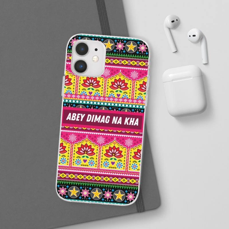 Abey Dimag Na Kha Flexi Cases - Phone Case by GTA Desi Store