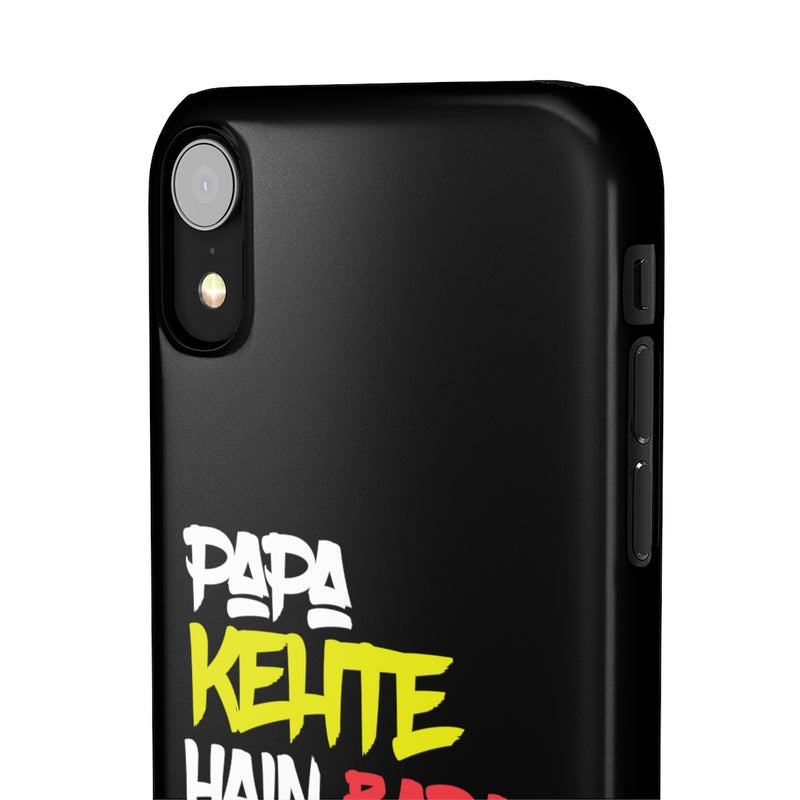 Papa Kehte Hain Bara Naam Karegi Snap Cases iPhone or Samsung - iPhone XR / Glossy - Phone Case by GTA Desi Store