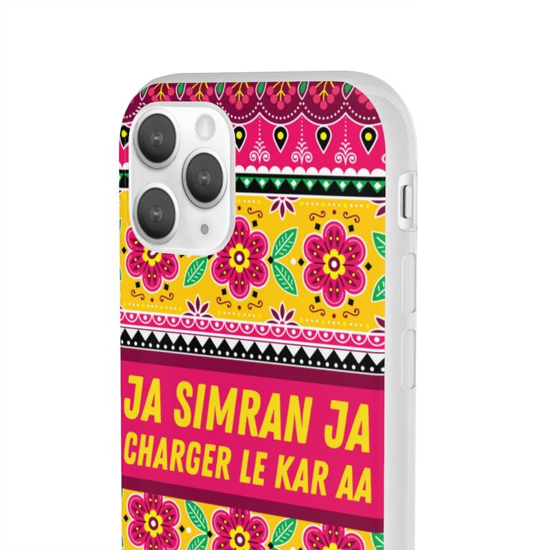 Ja Simran Ja Charger Le Kar Aa Flexi Cases - Phone Case by GTA Desi Store