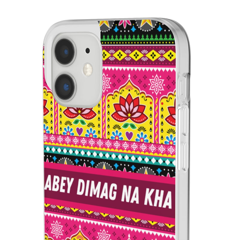 Abey Dimag Na Kha Flexi Cases - Phone Case by GTA Desi Store