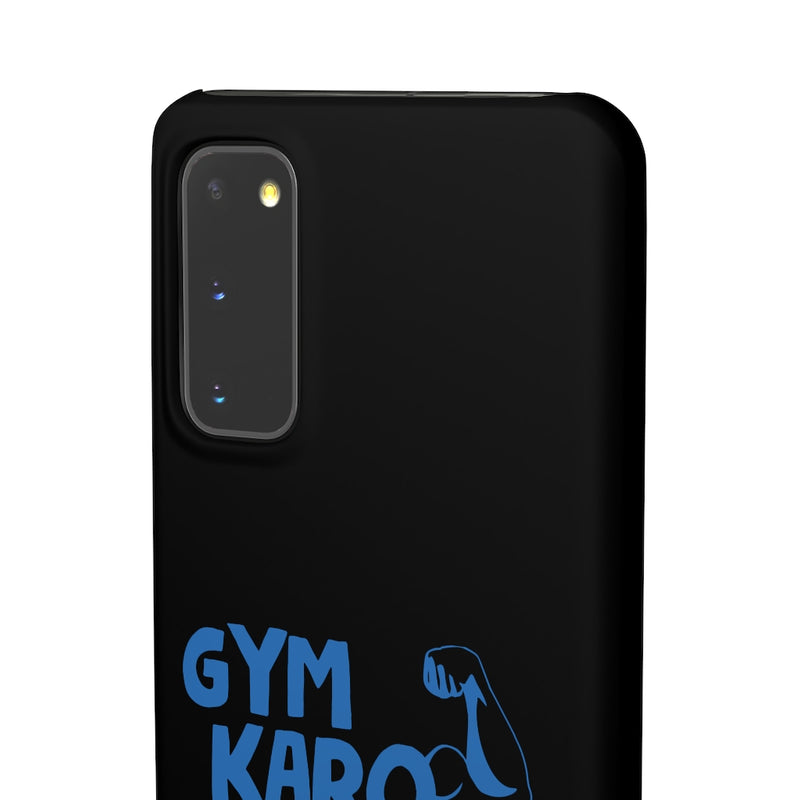 Gym Karo Pyar Nahin Snap Cases iPhone or Samsung - Samsung Galaxy S20 / Matte - Phone Case by GTA Desi Store